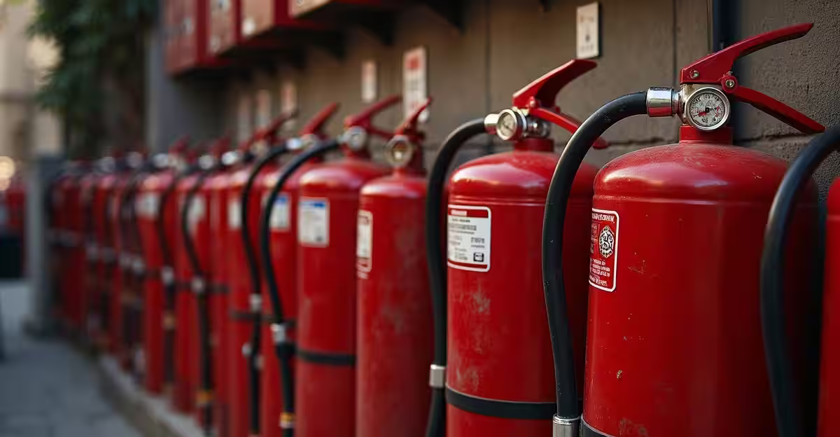 Extintor rojo profesional para inspeccion de vida util - MANEXT CDMX