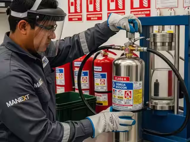 Prueba Hidrostática Extintores AFFF