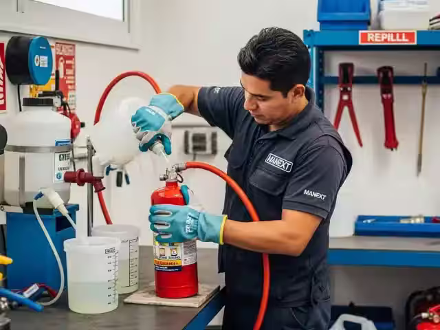 Recarga de Extintores Agentes Limpios