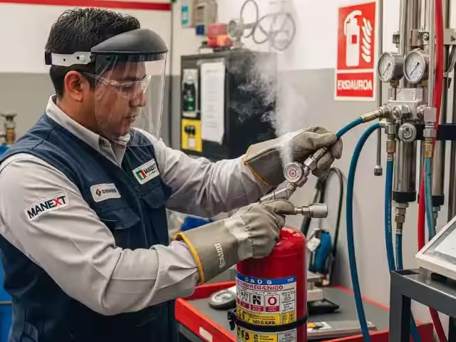 Recarga de Extintores de Agua Presurizada