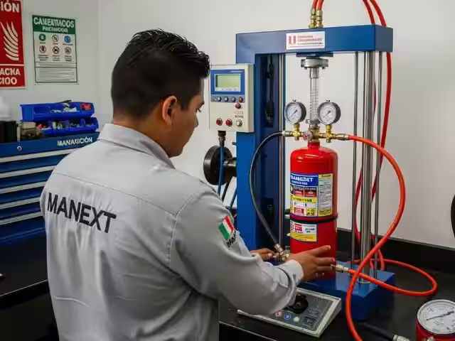 Prueba hidrostática quinquenal obligatoria NOM-154-SCFI - verificación de integridad estructural de cilindros con certificado oficial