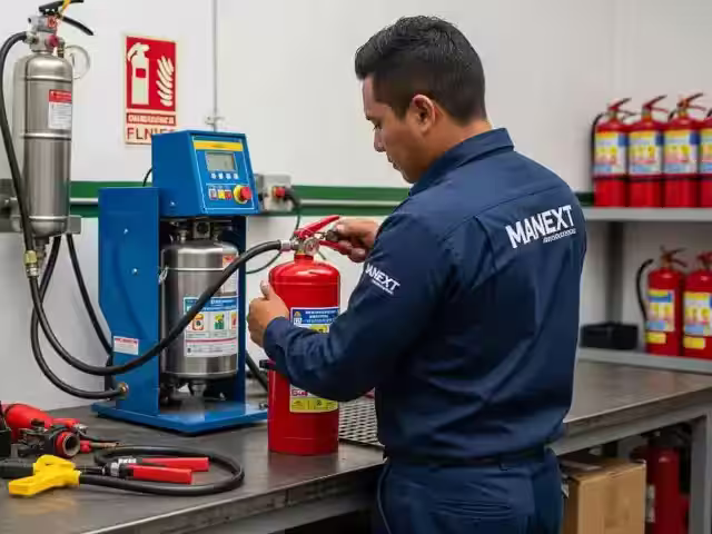 Recarga certificada de extintores con agentes de calidad garantizada - servicio a domicilio en menos de 24 horas CDMX